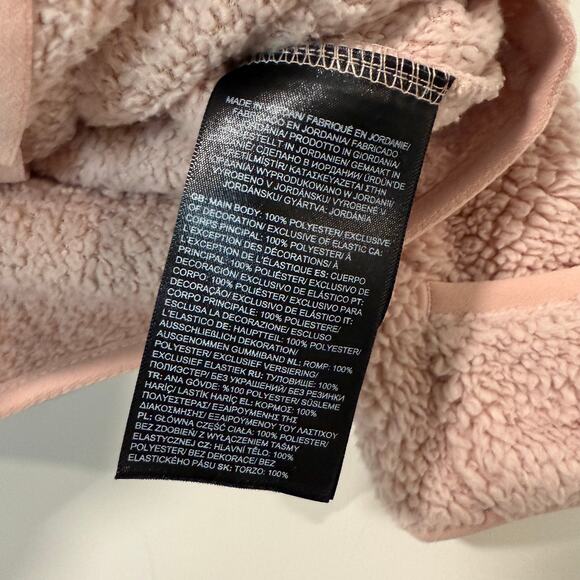 The North Face Girls Baby Fleece Jacket Hoodie Sherpa Pink 3-6 Month - Picture 3 of 5